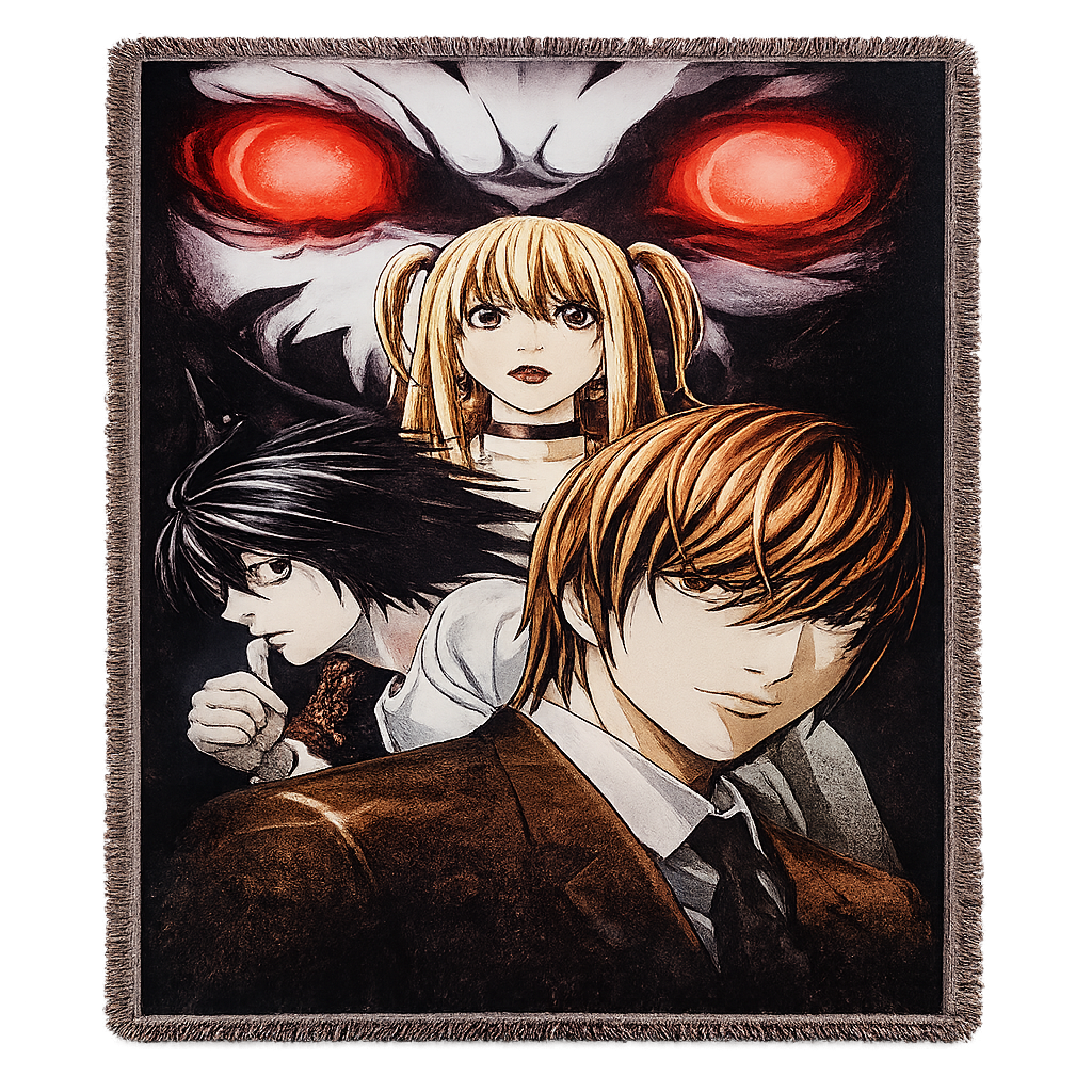 Death Note - Light + L + Misa + Ryuk Tapestry